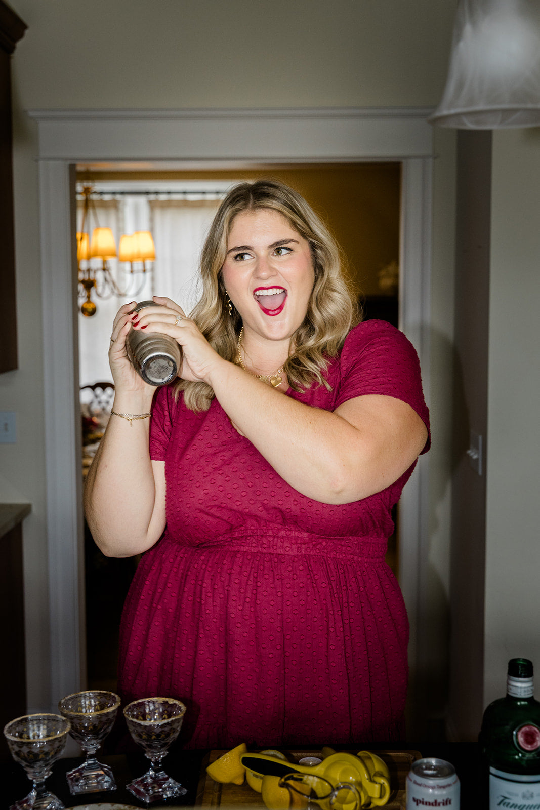 The Sarah Maxi Dress in Sugar Plum Dobby - Final Sale by Carla Kiley Collection