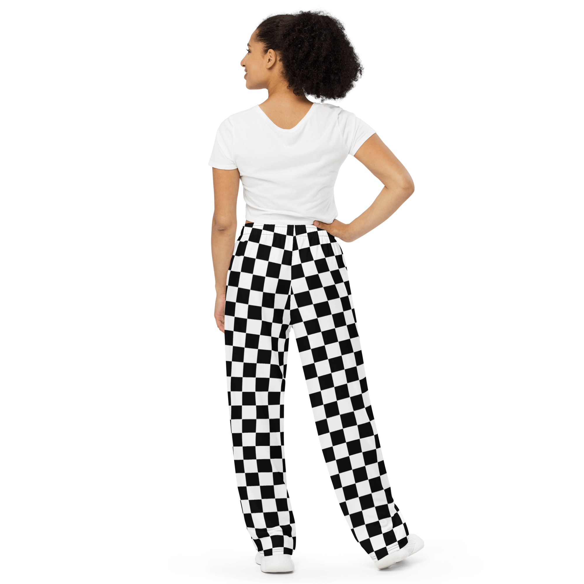 Classic Checkerboard Unisex Lounge Pants by Goth Cloth Co.