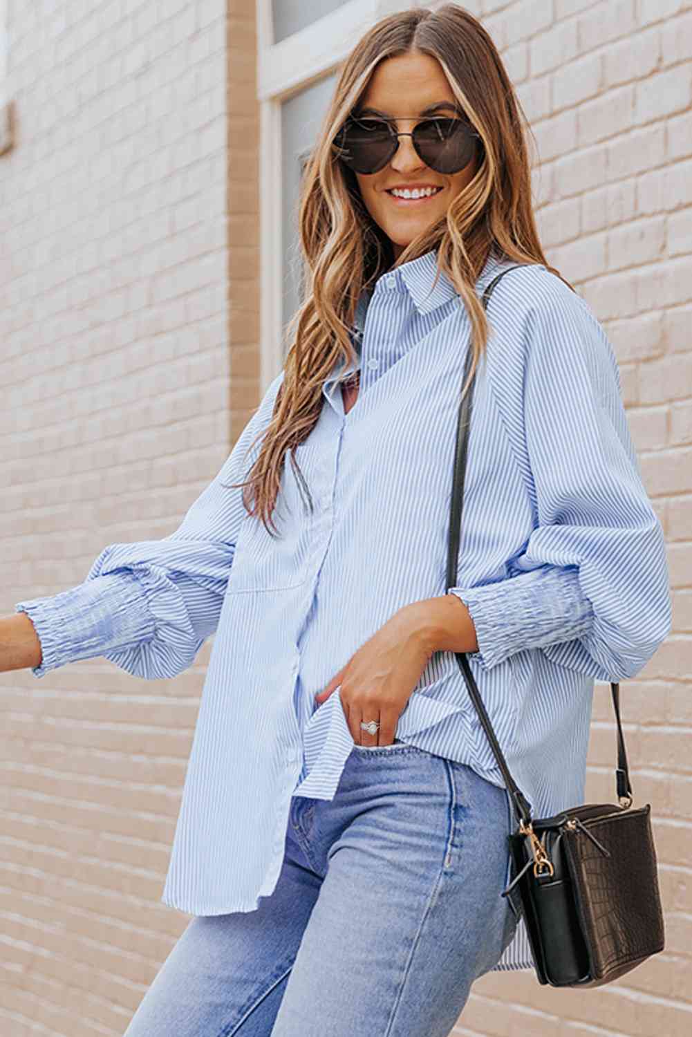 Fernanda Lantern Sleeve Shirt by ClaudiaG
