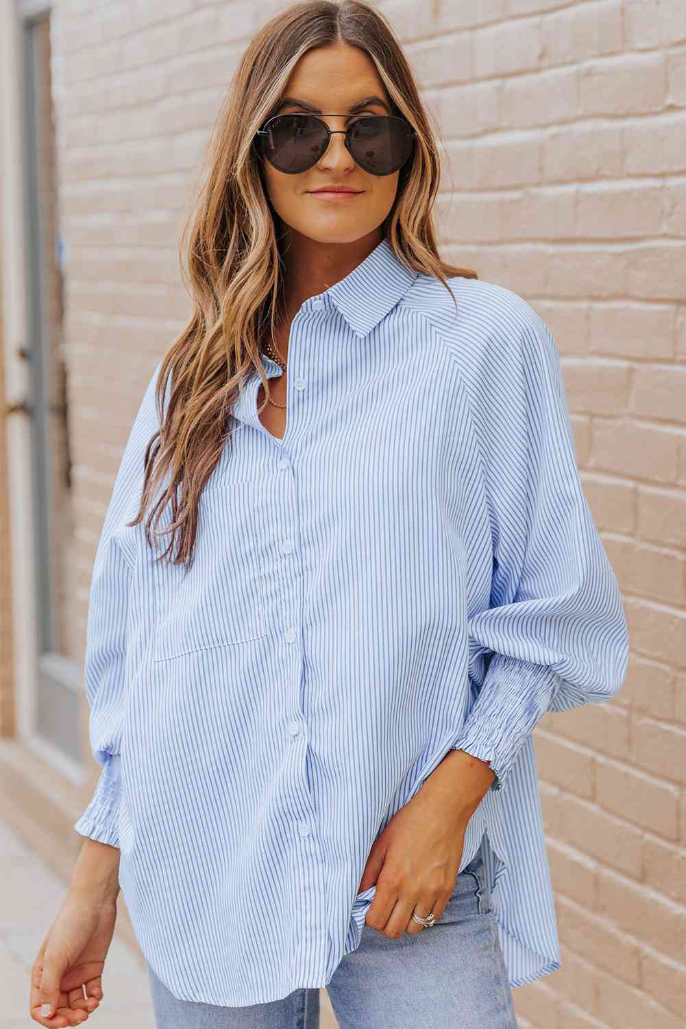 Fernanda Lantern Sleeve Shirt by ClaudiaG