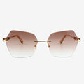 Cocoa - Metal & Wood Sunglasses by Tommy Owens