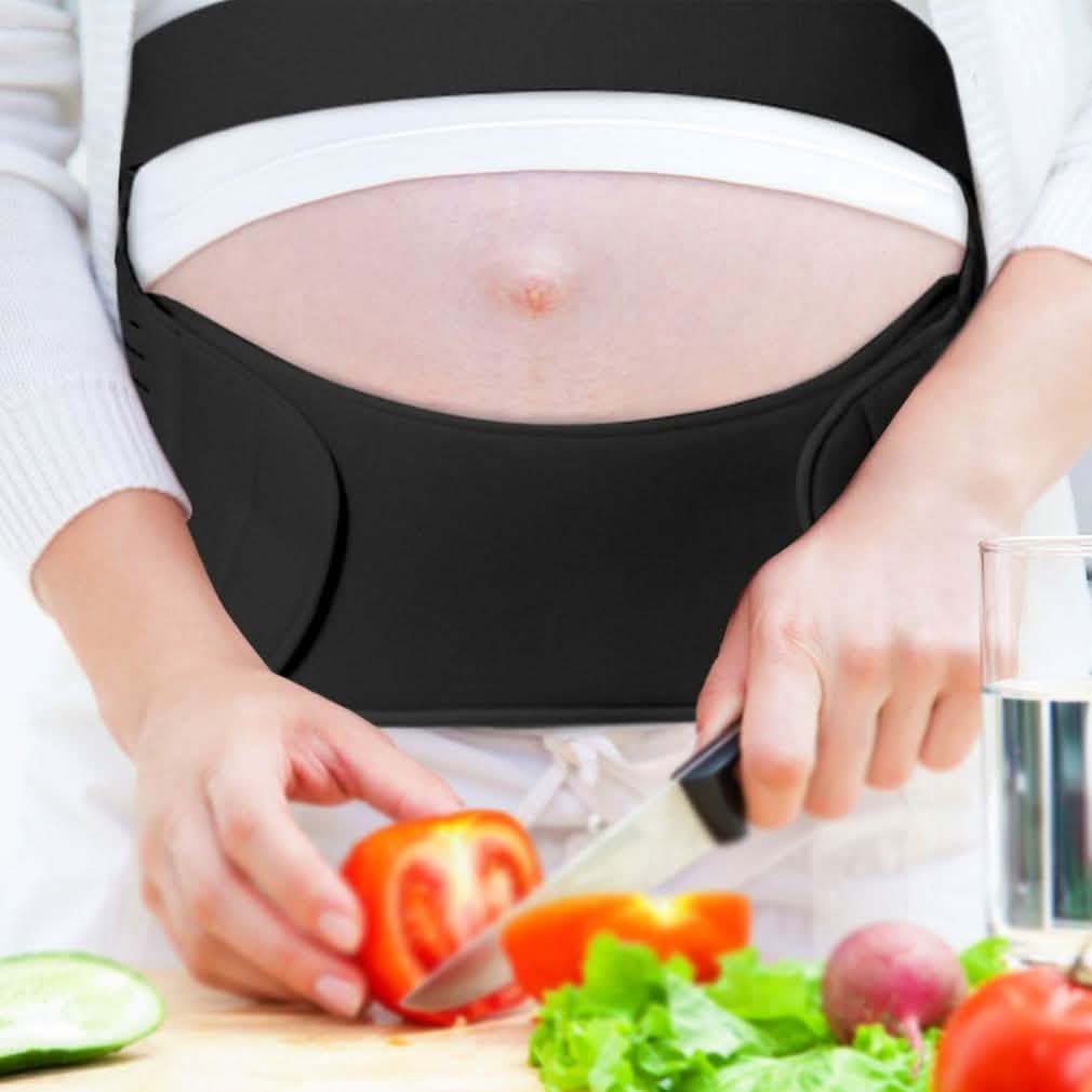 Comfortable Elastic Maternity Support Black Band by DailySale