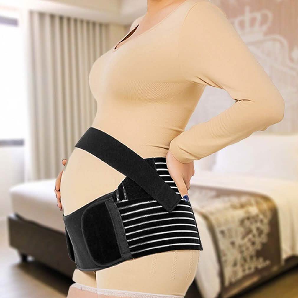 Comfortable Elastic Maternity Support Black Band by DailySale