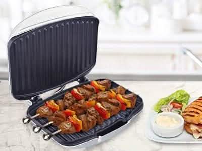 Courant CCG-5681 Grill Champ Contact Grill 4 Servings (White) by DailySale