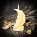 Crescent Moon Candle Spell Kit - Lunar Magic & Manifestation by Parlour of Wonders