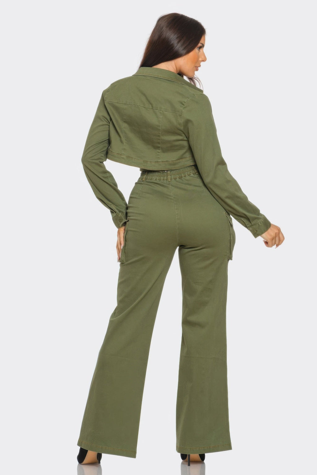 Crop Jacket 3pcs Set by Tigbul's Variety Fashion Shop
