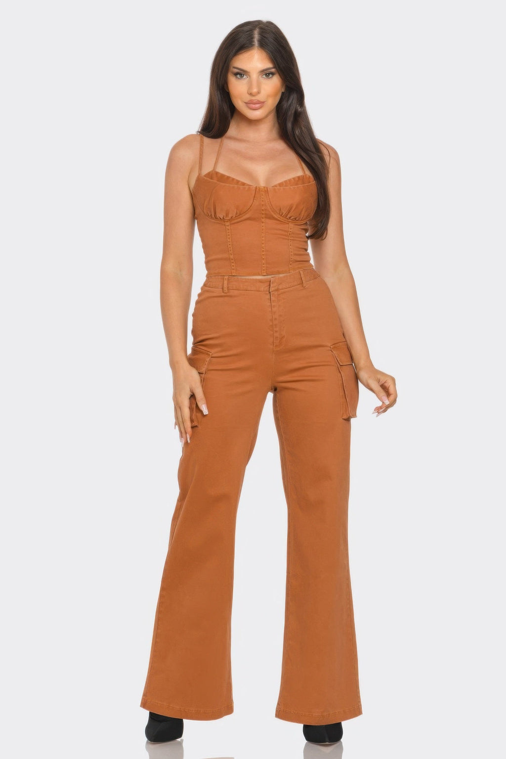 Crop Jacket 3pcs Set by Tigbul's Variety Fashion Shop