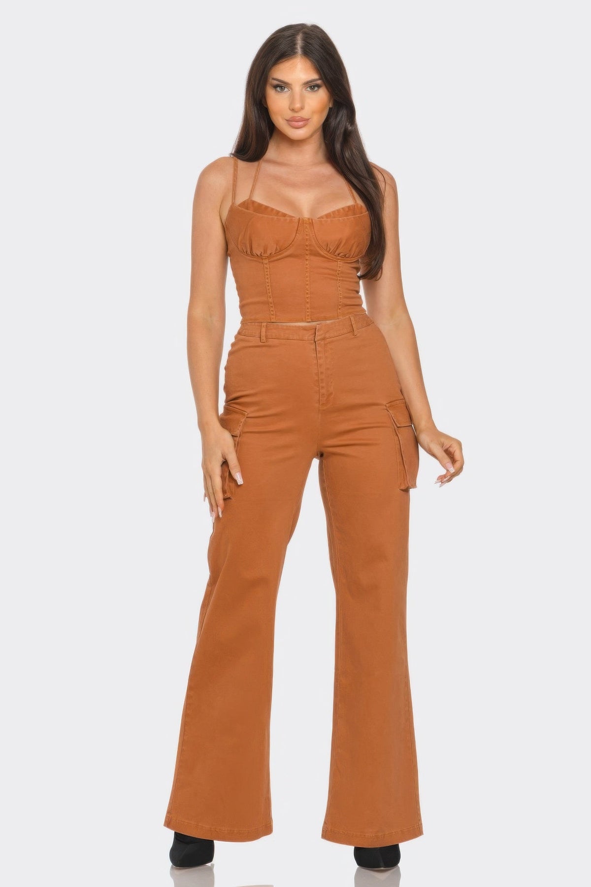 Crop Jacket 3pcs Set by Tigbul's Variety Fashion Shop