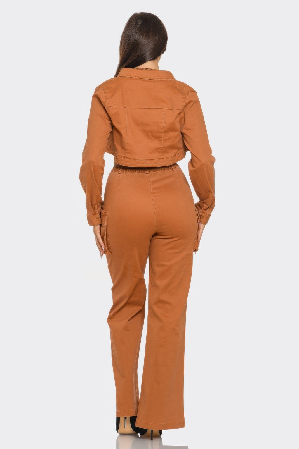 Crop Jacket 3pcs Set by Tigbul's Variety Fashion Shop