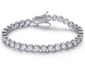 Crown Tennis Bracelet Made with Swarovski Elements by DailySale