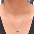 Crystal Cross Pendant Necklace by DailySale