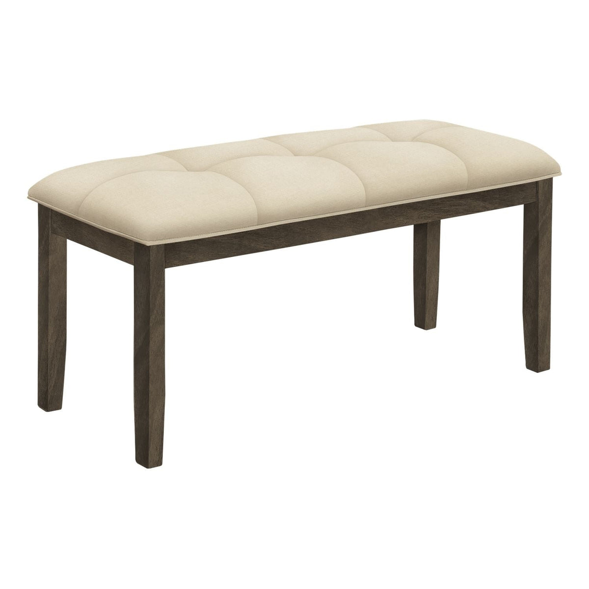 Bench, Rectangular, Hallway, Upholstered, Transitional - Cream by Unique Piece Furniture