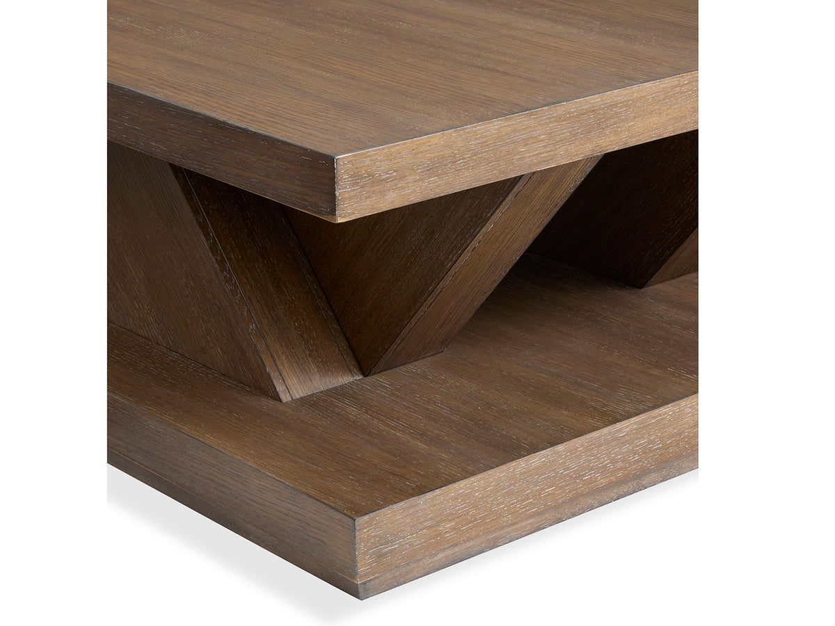Lansbury - Square Cocktail Table With Casters - Antique Wheat by Unique Piece Furniture