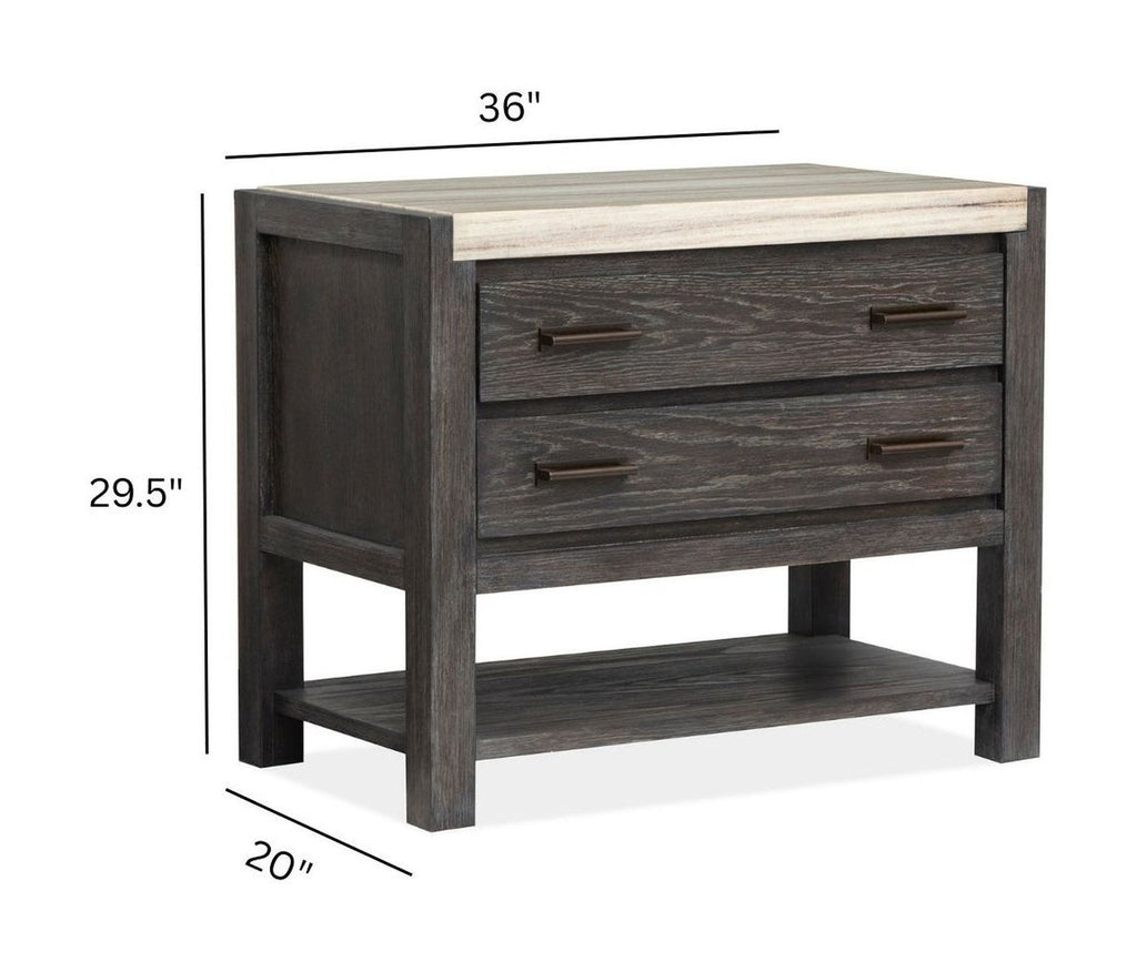 Plum Creek - Open Nightstand by Unique Piece Furniture