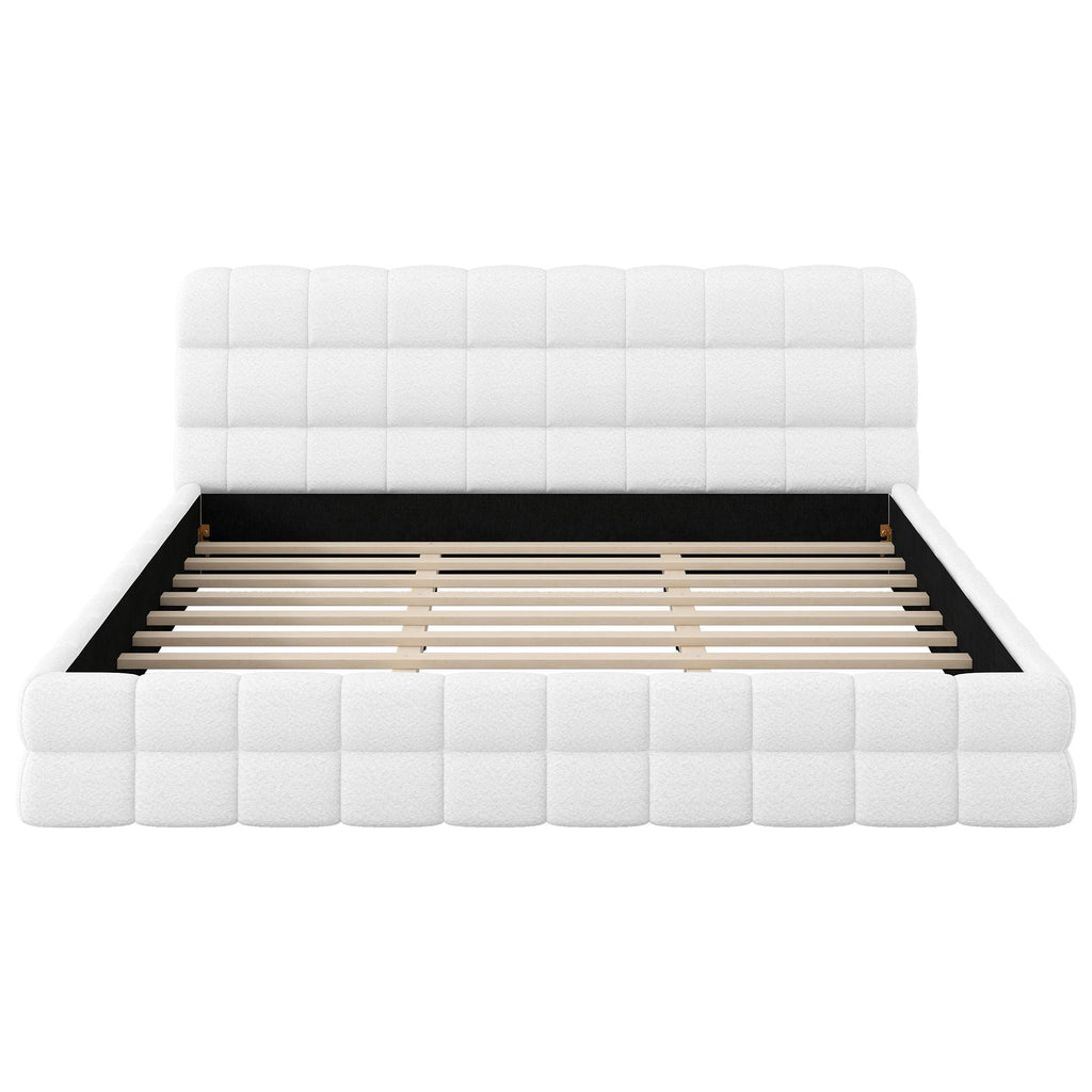 Upholstered Platform Bed With Headboard by Unique Piece Furniture