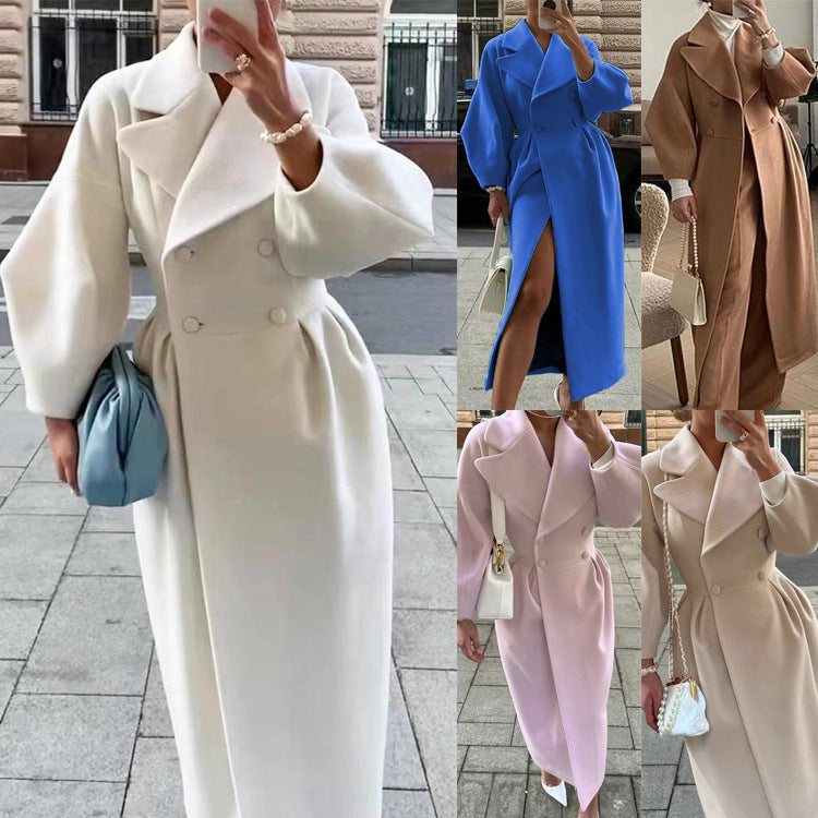 Vintage Court Lantern Sleeves Large Lapel Jacket by Social Buzz eSIMs