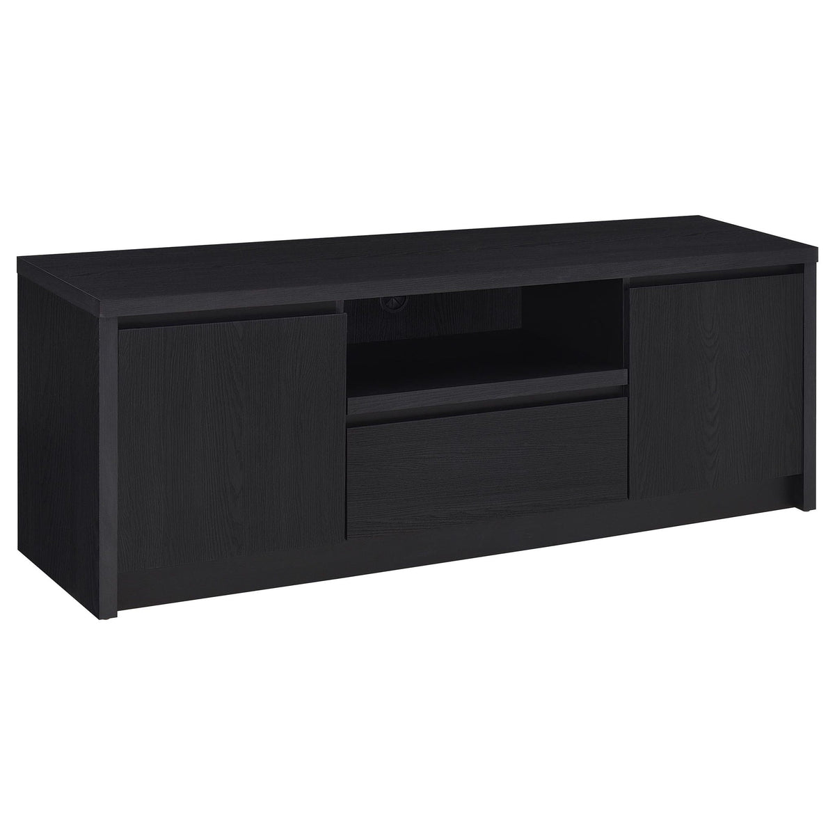 Winfield 60-inch 2-door TV Stand Media Console Black by Unique Piece Furniture