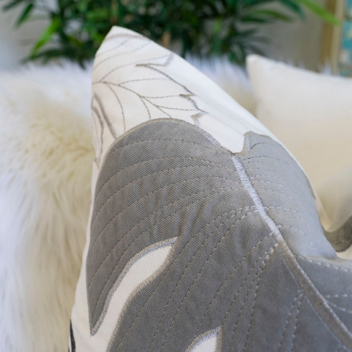 Autumn Vibes Leaf Accent Pillow by Unique Piece Furniture