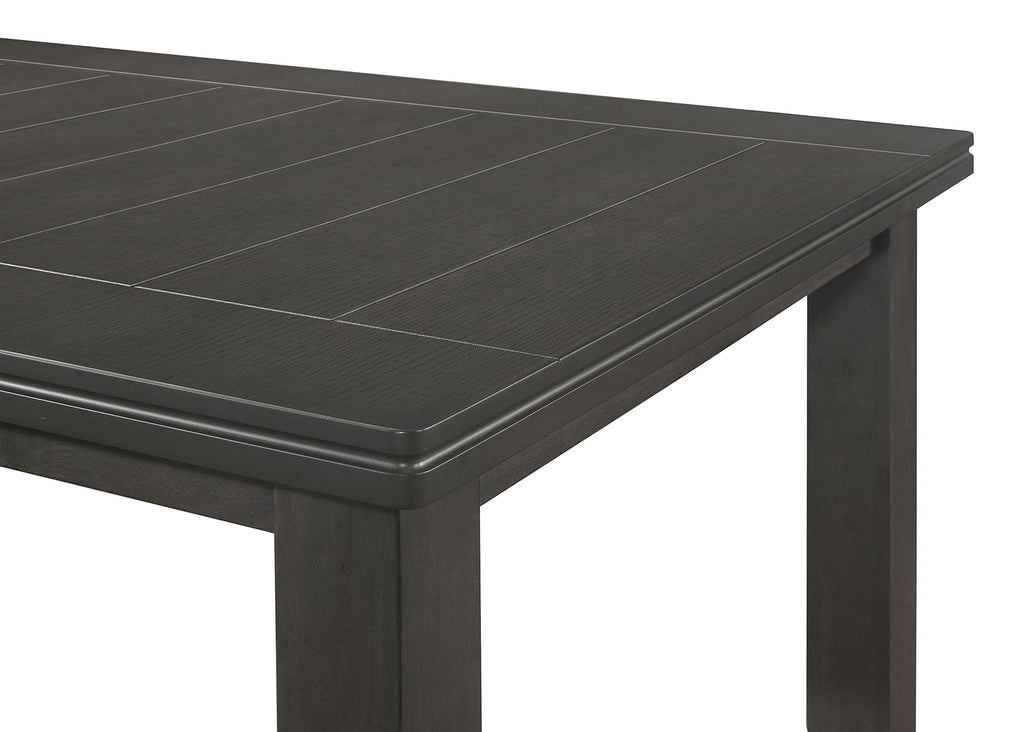 Dalila Rectangular 66-inch Wood Dining Table Dark Grey by Unique Piece Furniture