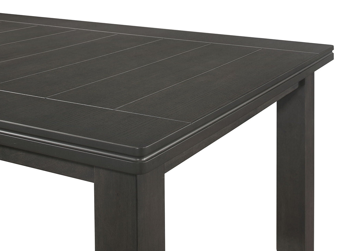 Dalila Rectangular 66-inch Wood Dining Table Dark Grey by Unique Piece Furniture