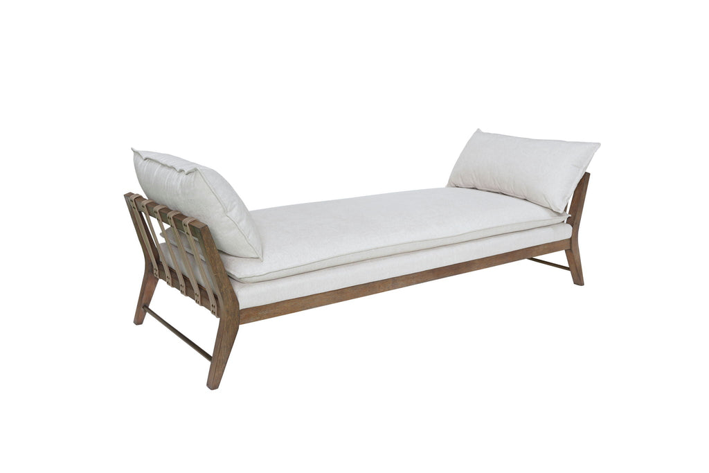 Daybed With Strap Detail - White by Unique Piece Furniture
