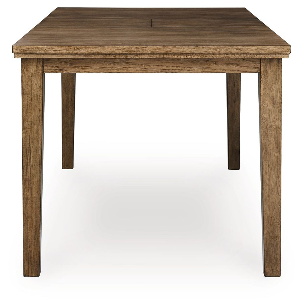 Urbinforte - Counter Height Dining Extension Table - Light Brown by Unique Piece Furniture