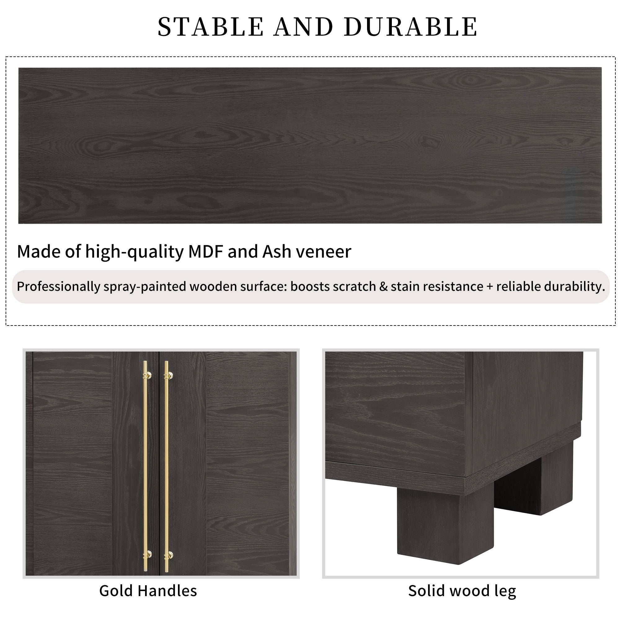 Sideboard With Adjustable Shelves by Unique Piece Furniture