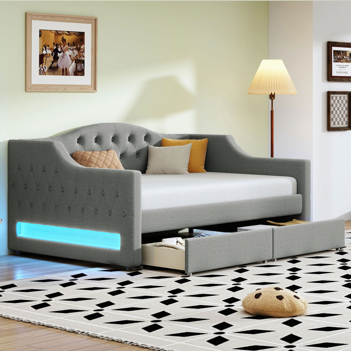 Daybed With LED Belt by Unique Piece Furniture
