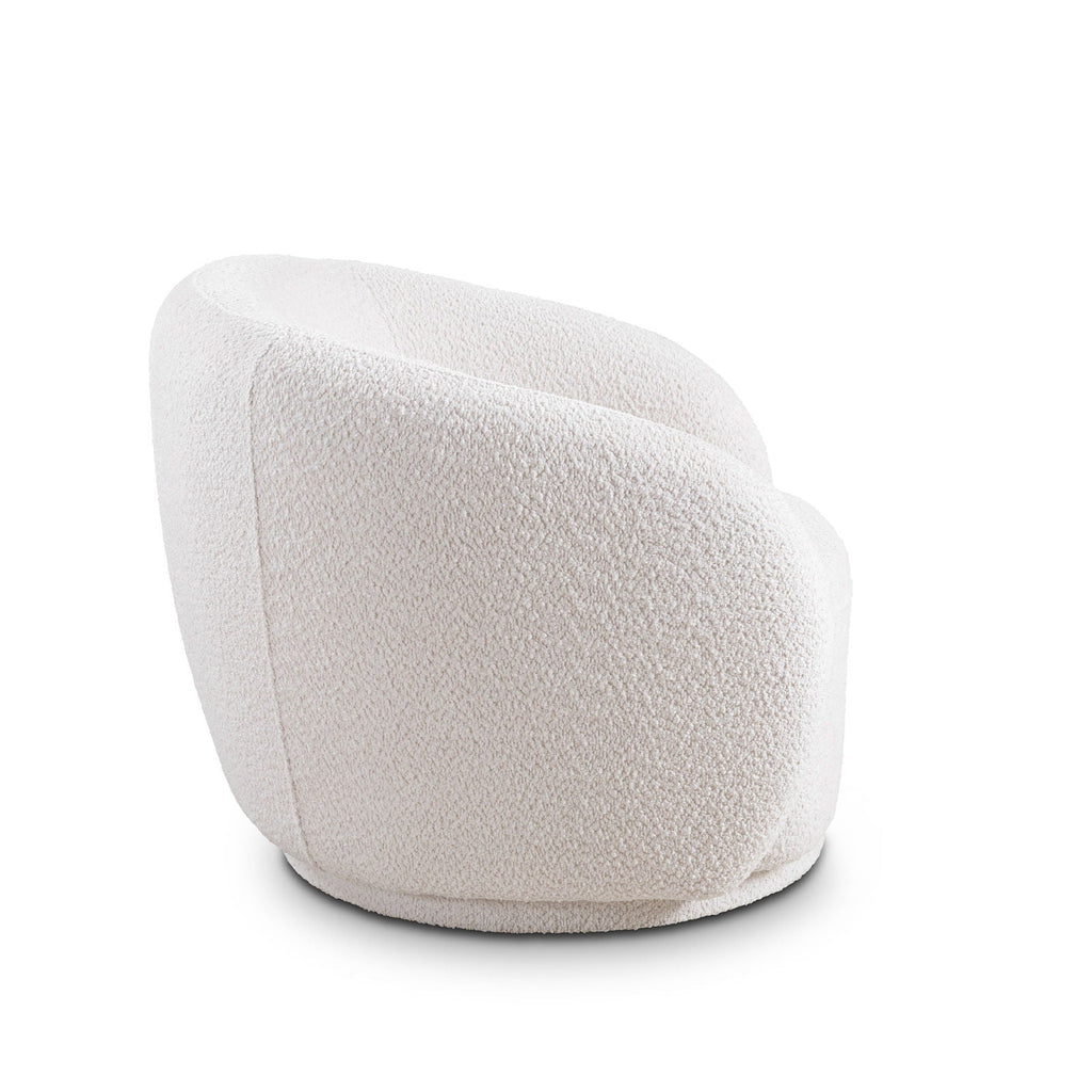 Swivel Accent Upholstered Barrel Chair by Unique Piece Furniture