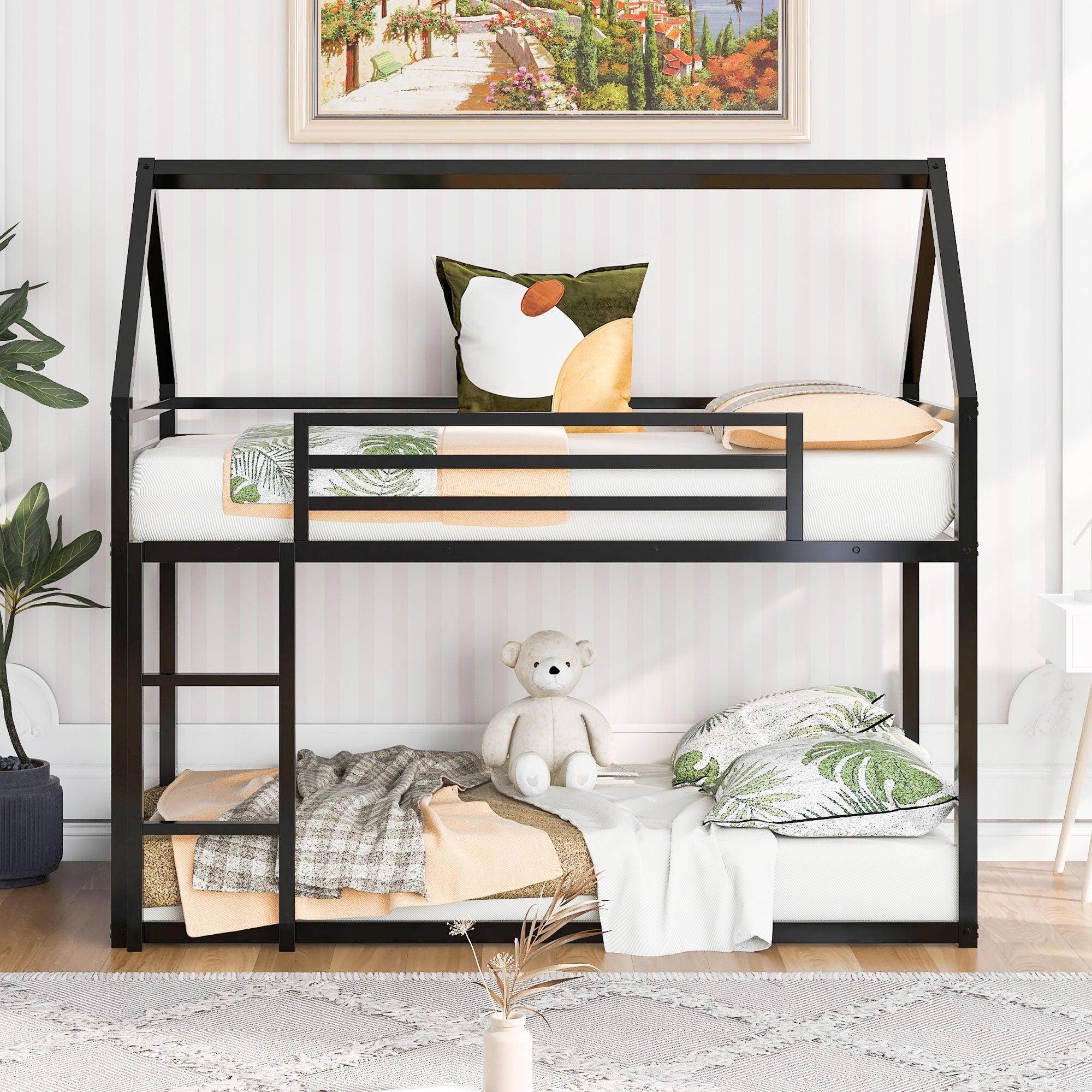 House Bunk Bed With Built In Ladder by Unique Piece Furniture