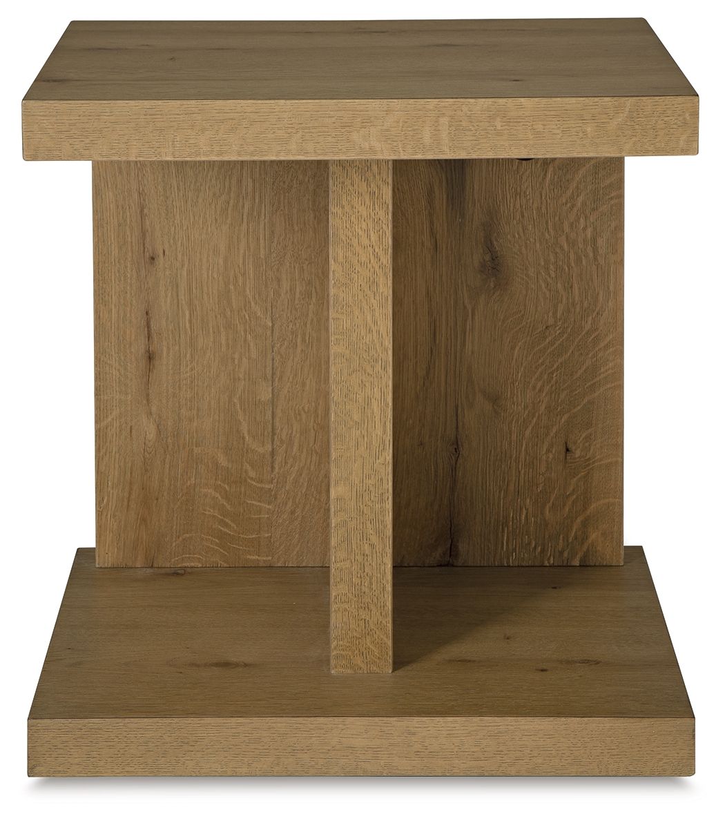 Brinstead - Chair Side End Table - Light Brown by Unique Piece Furniture