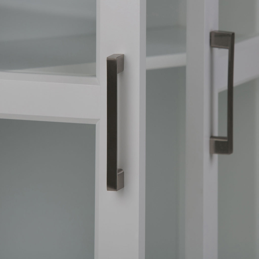 Avington - 2 Door Wall Cabinet With Cubbies - Pure White by Unique Piece Furniture