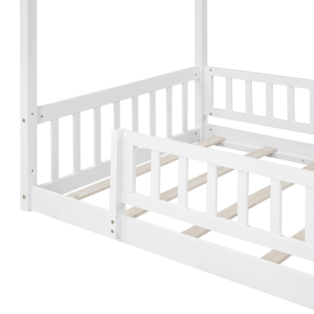 Bed House Bed Frame With Fence by Unique Piece Furniture