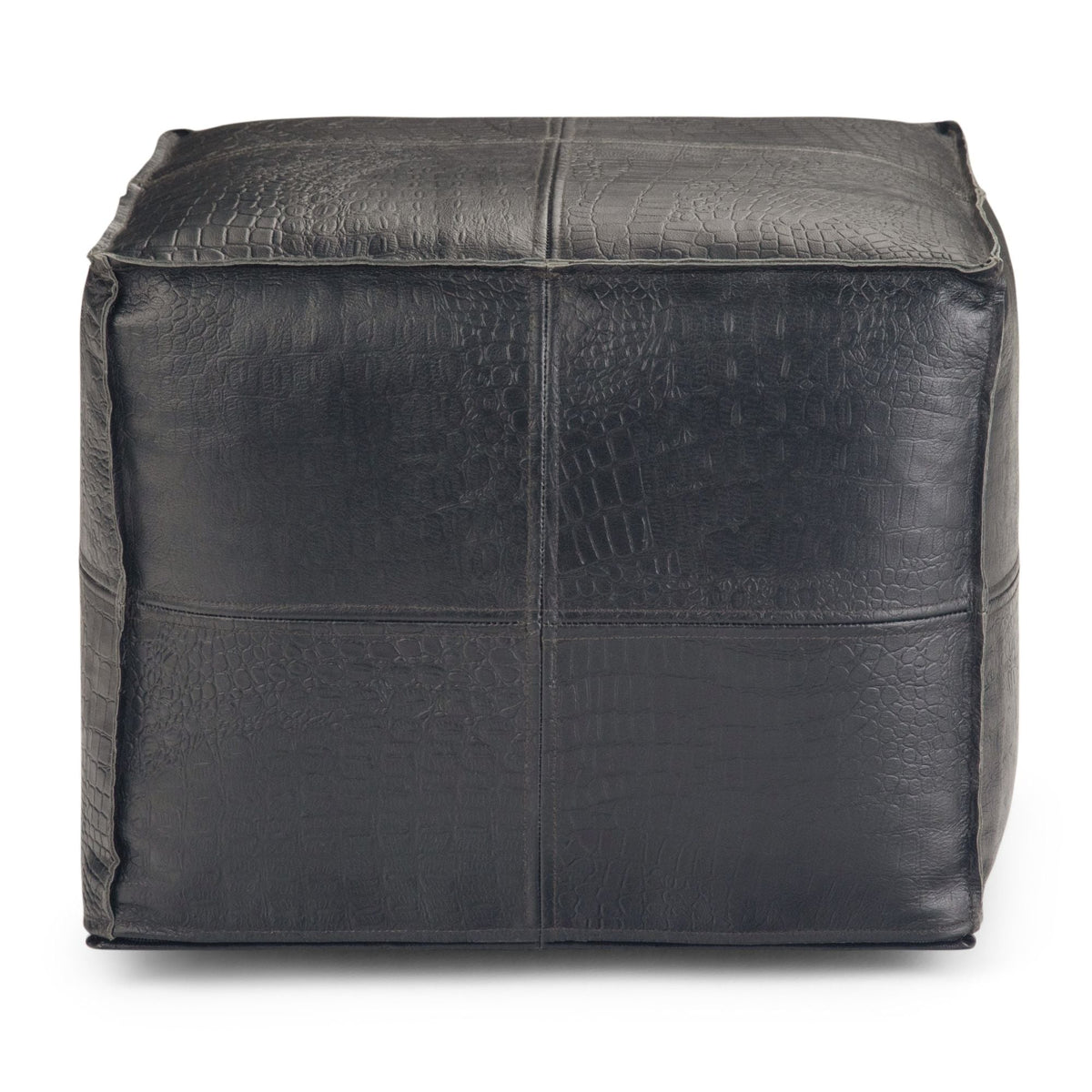 Bowen - Square Pouf - Black by Unique Piece Furniture