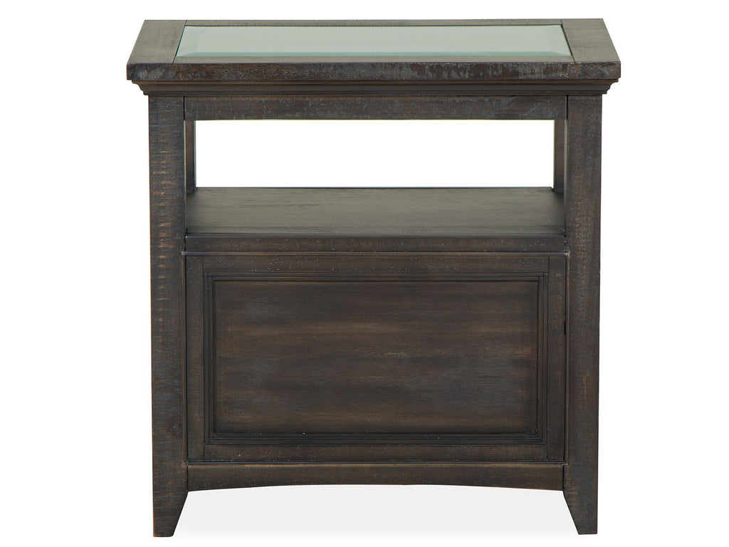 Westley Falls - Chairside End Table - Graphite by Unique Piece Furniture