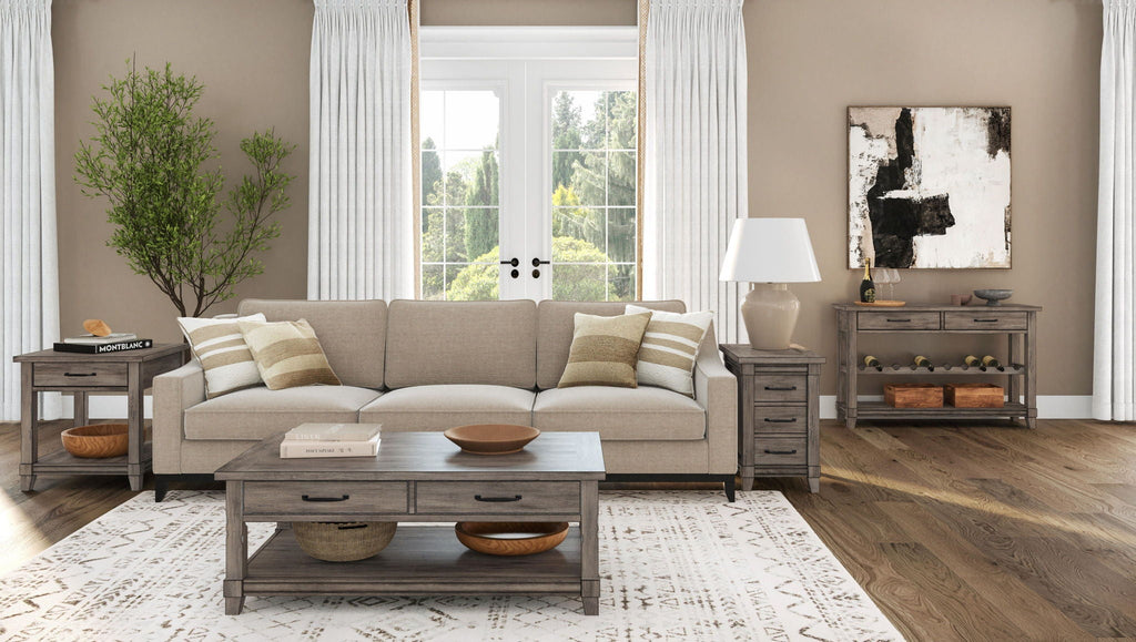 End Table With Storage Drawer Usn - Gray by Unique Piece Furniture