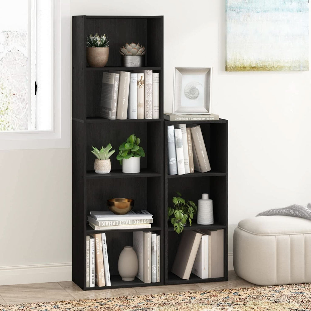 Blackwood 5-Tier Open Storage Shelves Bookcase For Living Room by ShipItFurniture
