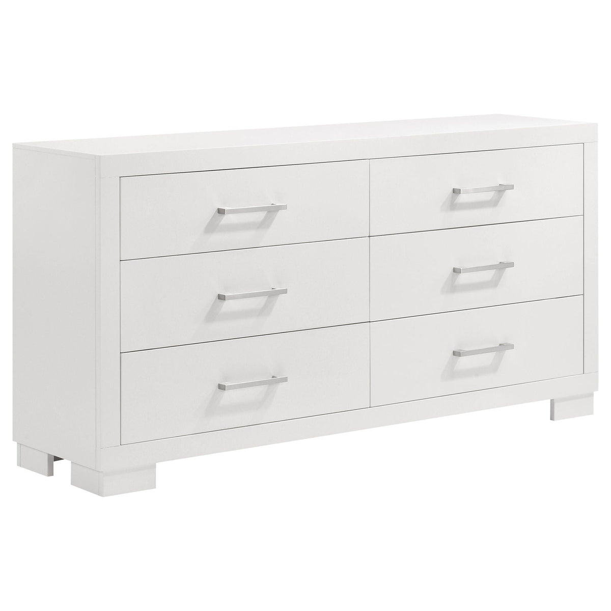 Jessica 6-drawer Dresser Snow White by Unique Piece Furniture