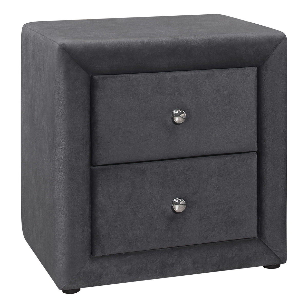 Nightstand, Storage Drawer Versatile Use, Upholstered, Transitional by Unique Piece Furniture