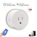 Smart WiFi Plug Outlet Adapter, Works with Alexa & Google, Timer, Voice Control, 2.4GHz Network Home Automation by DailySale