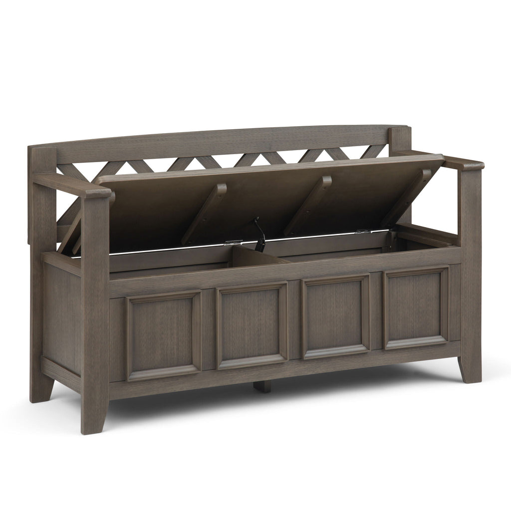 Amherst - Handcrafted Entryway Storage Bench by Unique Piece Furniture
