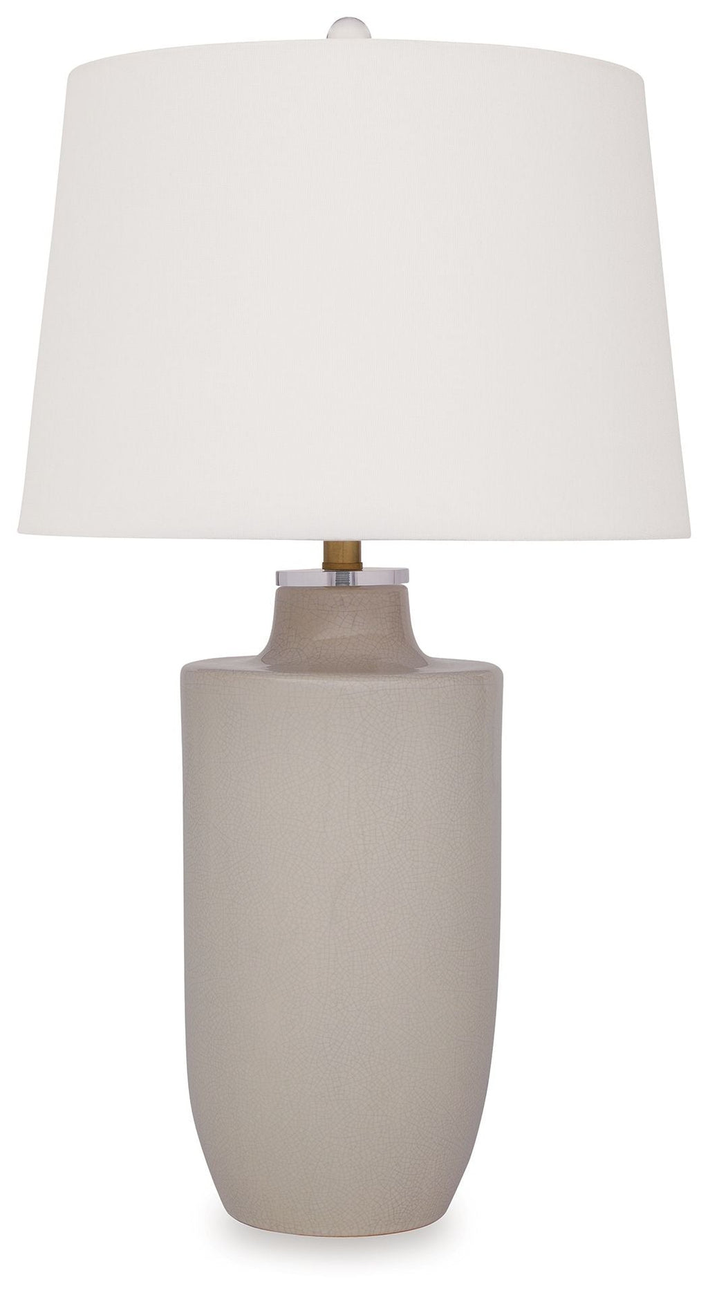 Cylener - Ceramic Table Lamp - Off White by Unique Piece Furniture