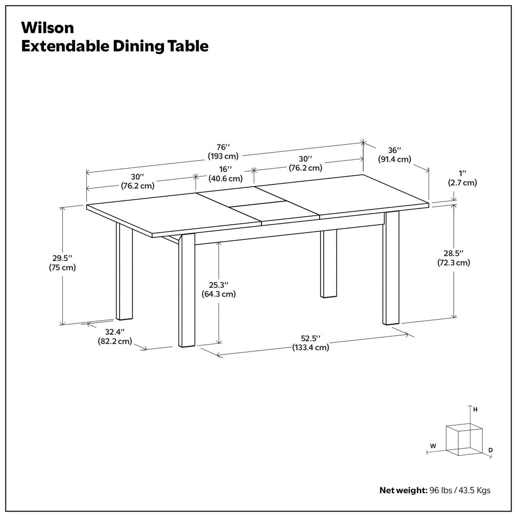 Wilson - Handcrafted Dining Table by Unique Piece Furniture