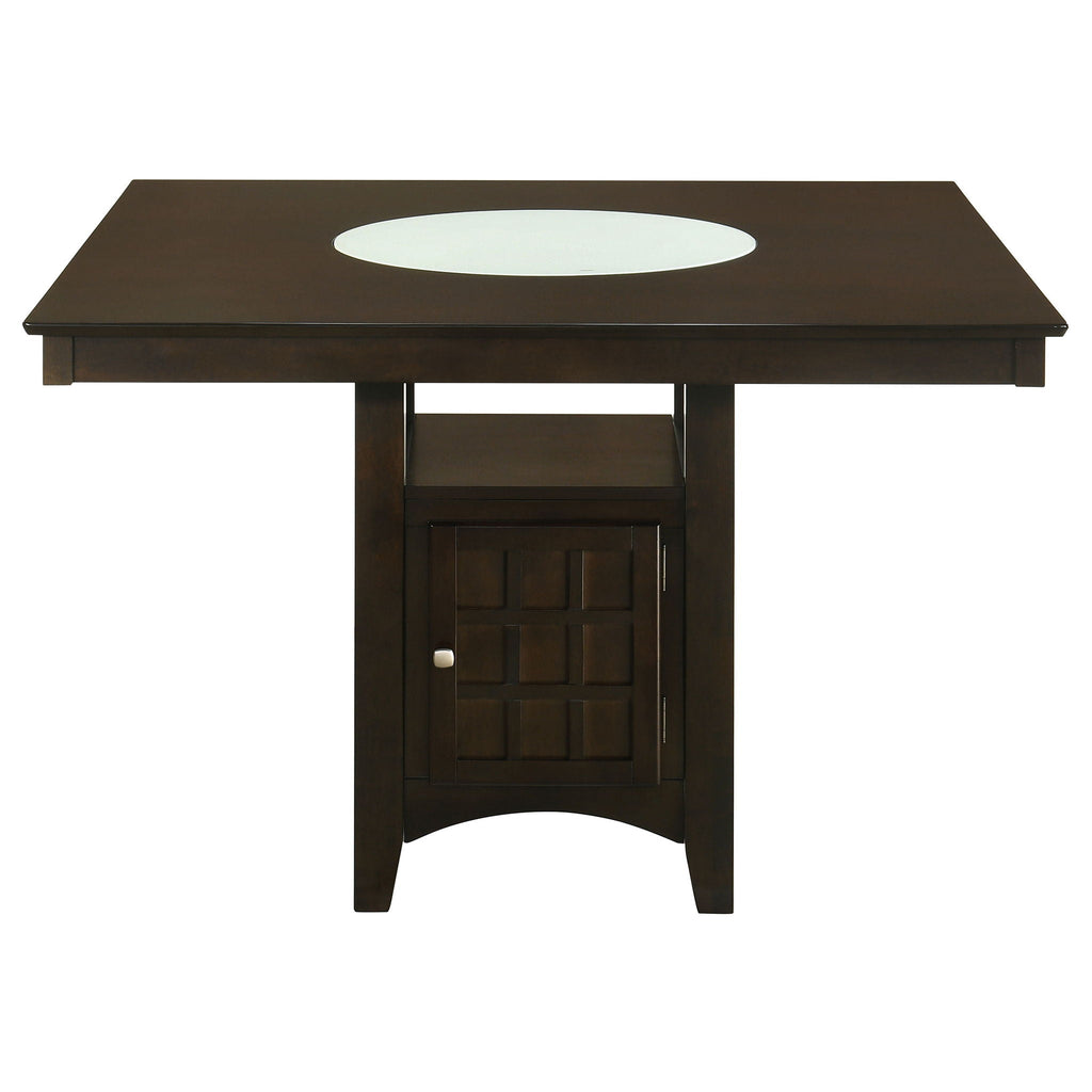 Gabriel 7-piece Square Counter Height Dining Set Cappuccino by Unique Piece Furniture