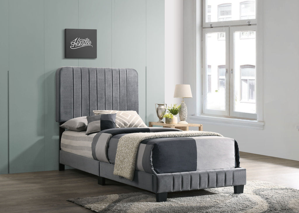 Channel Tufted Bed by Unique Piece Furniture