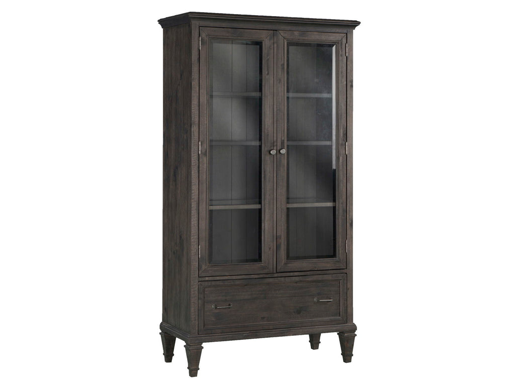 Sutton Place - Door Bookcase - Weathered Charcoal by Unique Piece Furniture