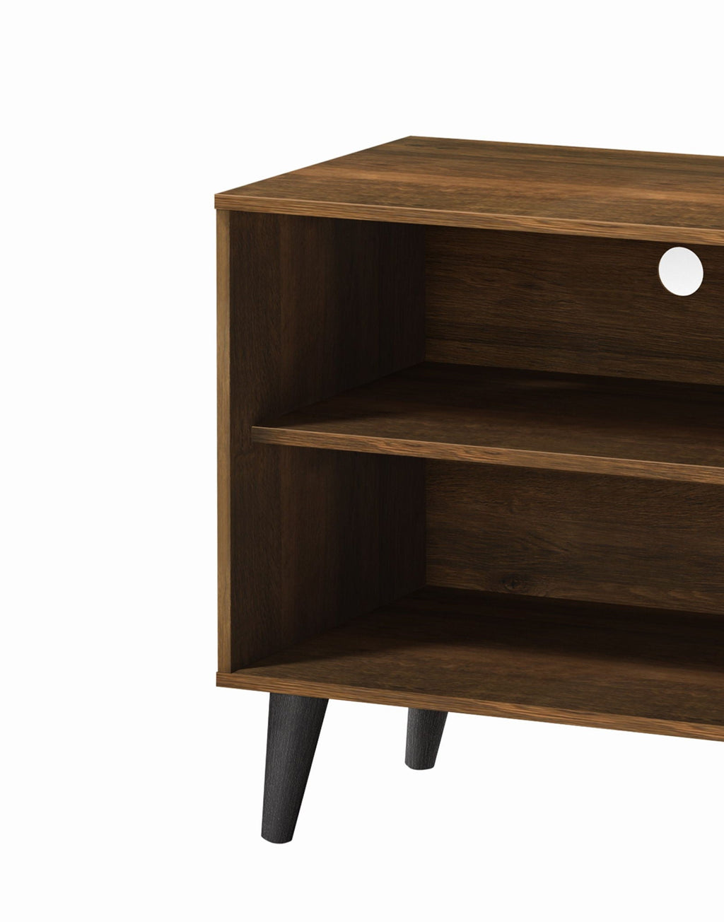 Amidon - TV Stand, With 2 Storage Shelves And 1 Cabinet by Unique Piece Furniture