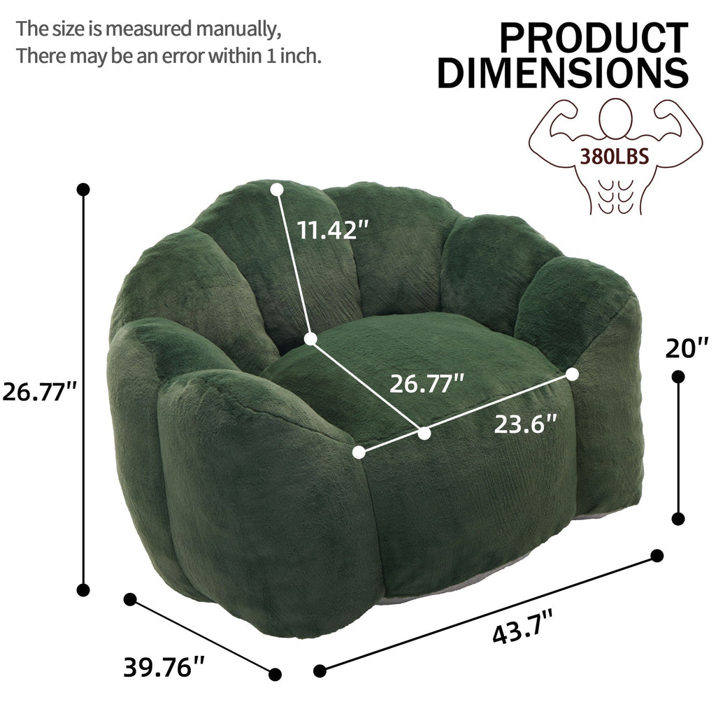 Lotus Style Compression Sofa With Pull Ring by Unique Piece Furniture