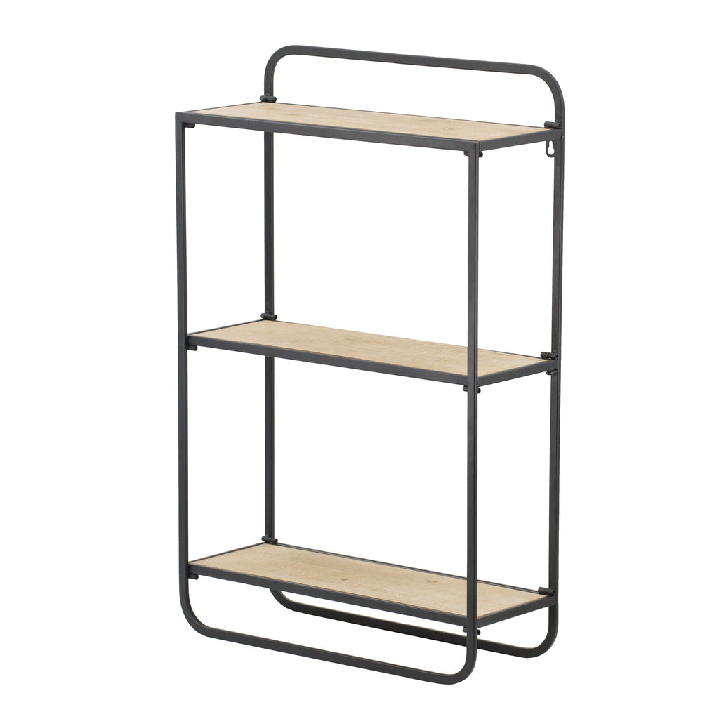 Wall Shelf - Black Brown by Unique Piece Furniture