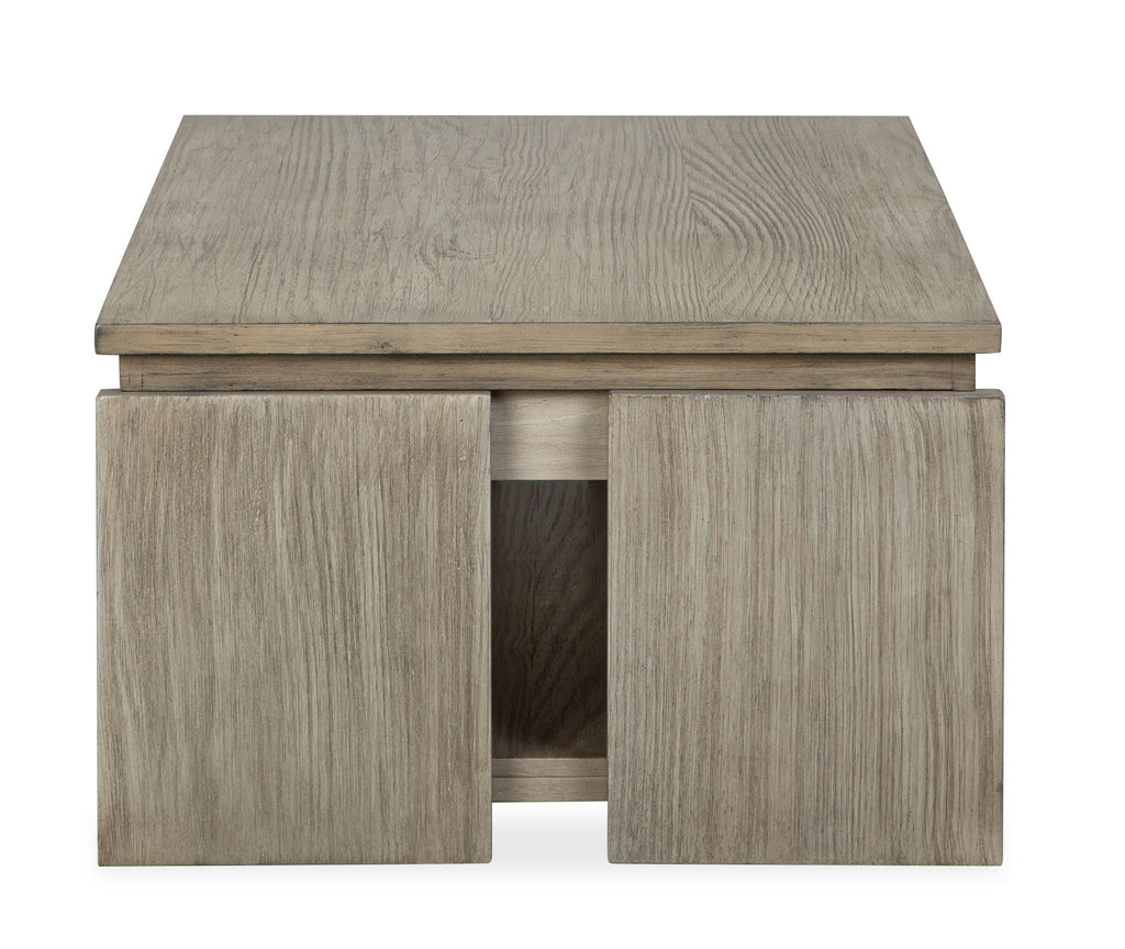 Conrad - Rectangular Lift Top Storage Cocktail Table With Casters - Stone Harbor Gray by Unique Piece Furniture